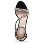 sandalias | sandalia de vestir ahava 60D4P0304 Naturalizer mujer tela negra - Imagen 4