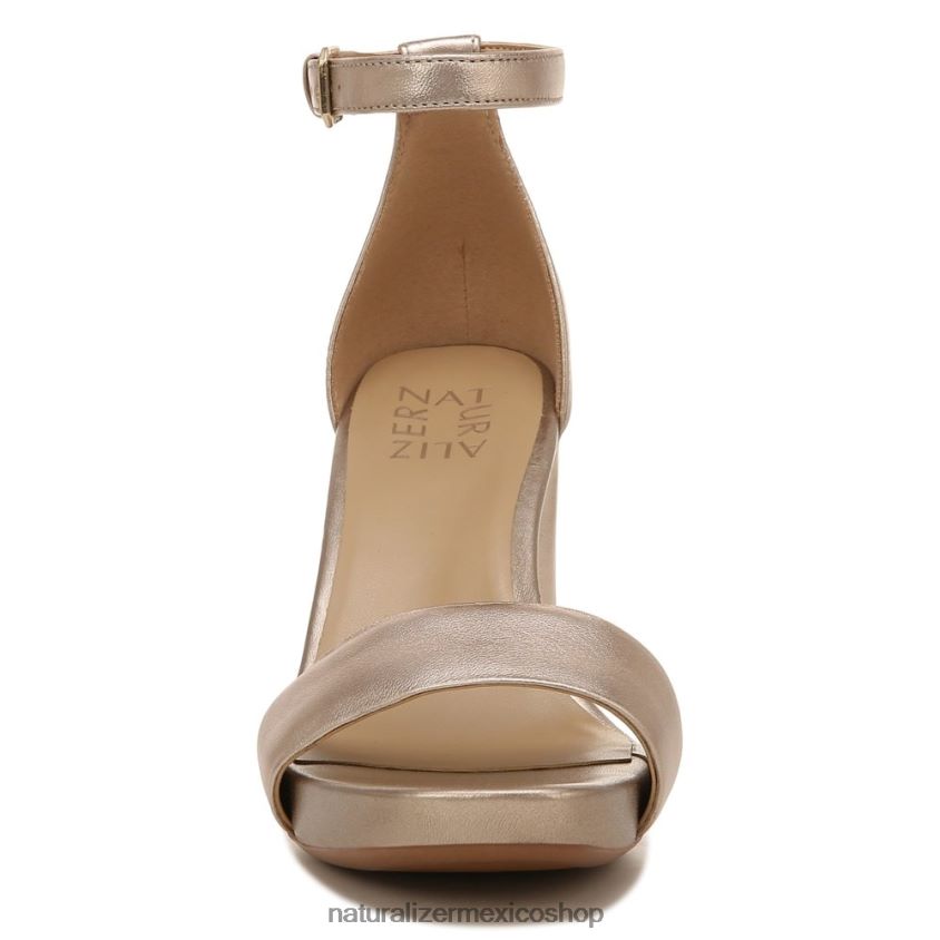 sandalias | sandalia de vestir alegría 60D4P066 Naturalizer mujer cuero bronce claro - Imagen 5