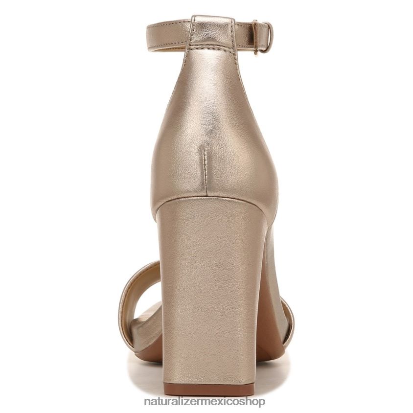 sandalias | sandalia de vestir alegría 60D4P066 Naturalizer mujer cuero bronce claro - Imagen 6