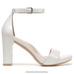 sandalias | sandalia de vestir alegría 60D4P069 Naturalizer mujer cuero blanco - Imagen 2