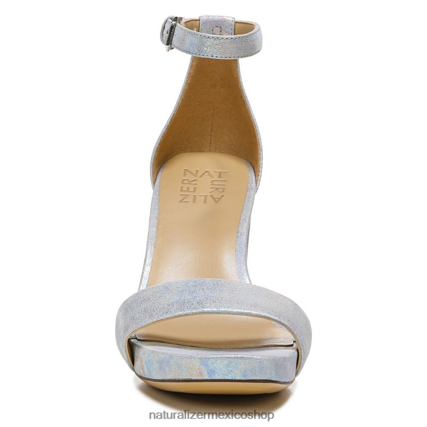 sandalias | sandalia de vestir alegría 60D4P072 Naturalizer mujer cuero gris claro - Imagen 5