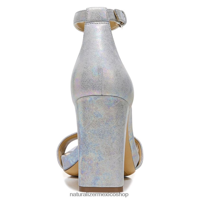 sandalias | sandalia de vestir alegría 60D4P072 Naturalizer mujer cuero gris claro - Imagen 6