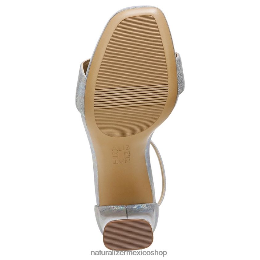 sandalias | sandalia de vestir alegría 60D4P072 Naturalizer mujer cuero gris claro - Imagen 7