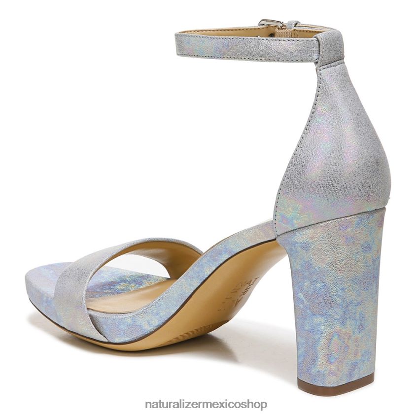 sandalias | sandalia de vestir alegría 60D4P072 Naturalizer mujer cuero gris claro - Imagen 8