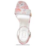 sandalias | sandalia de vestir alegría 60D4P074 Naturalizer mujer tela blanca - Imagen 4
