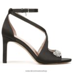 sandalias | sandalia de vestir amor 60D4P0298 Naturalizer mujer tela negra - Imagen 2
