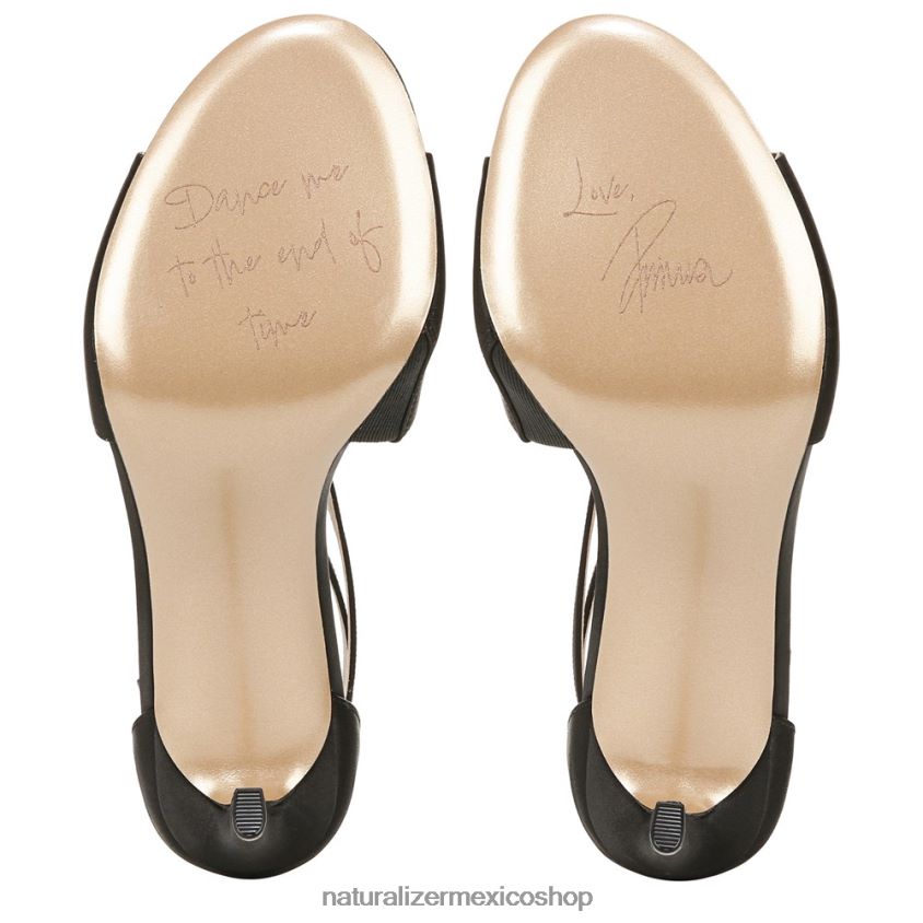 sandalias | sandalia de vestir amor 60D4P0298 Naturalizer mujer tela negra - Imagen 7