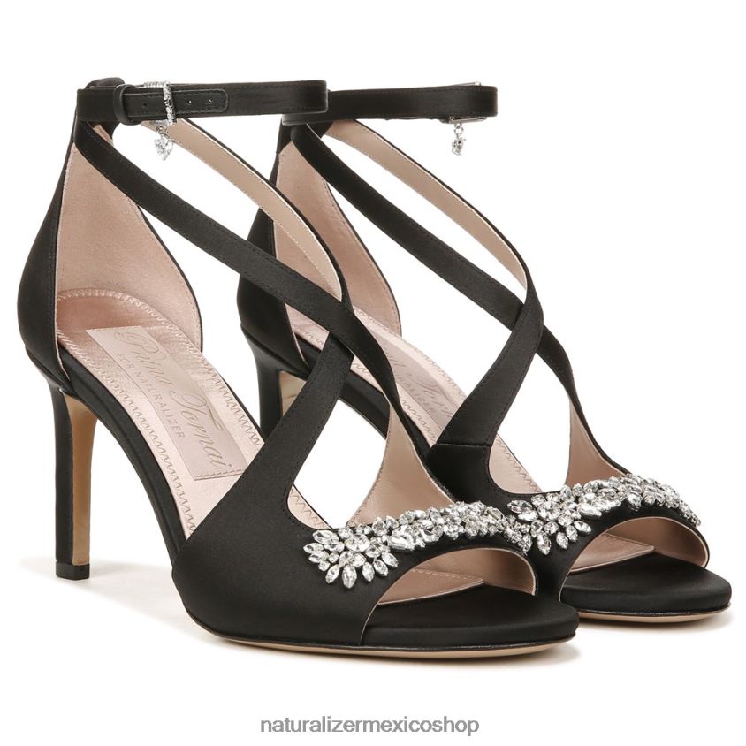 sandalias | sandalia de vestir amor 60D4P0298 Naturalizer mujer tela negra - Imagen 1