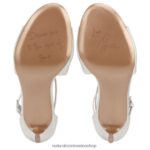 sandalias | sandalia de vestir amor 60D4P0299 Naturalizer mujer tela blanca de seda - Imagen 7