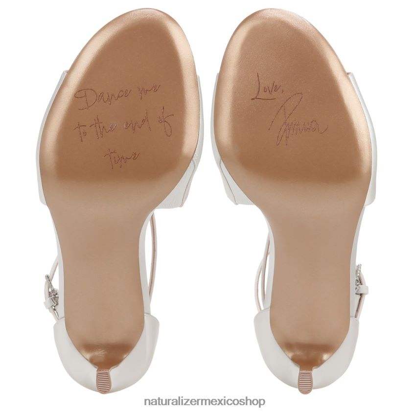 sandalias | sandalia de vestir amor 60D4P0299 Naturalizer mujer tela blanca de seda - Imagen 7