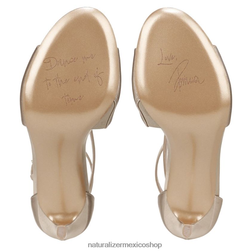 sandalias | sandalia de vestir amor 60D4P0300 Naturalizer mujer tela de champán - Imagen 7