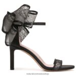 sandalias | sandalia de vestir amour 60D4P0312 Naturalizer mujer tela negra - Imagen 2