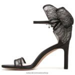 sandalias | sandalia de vestir amour 60D4P0312 Naturalizer mujer tela negra - Imagen 3
