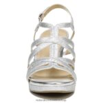sandalias | sandalia de vestir baylor 60D4P0580 Naturalizer mujer brillo plateado sintético - Imagen 5