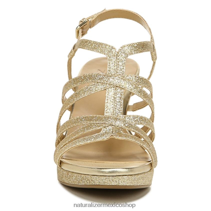 sandalias | sandalia de vestir baylor 60D4P0581 Naturalizer mujer oro brillo sintético - Imagen 5