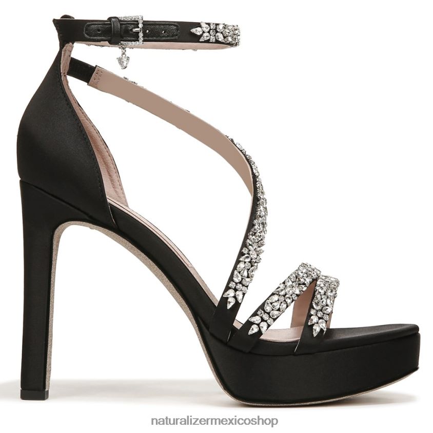 sandalias | sandalia de vestir de amor 60D4P0308 Naturalizer mujer tela negra - Imagen 2