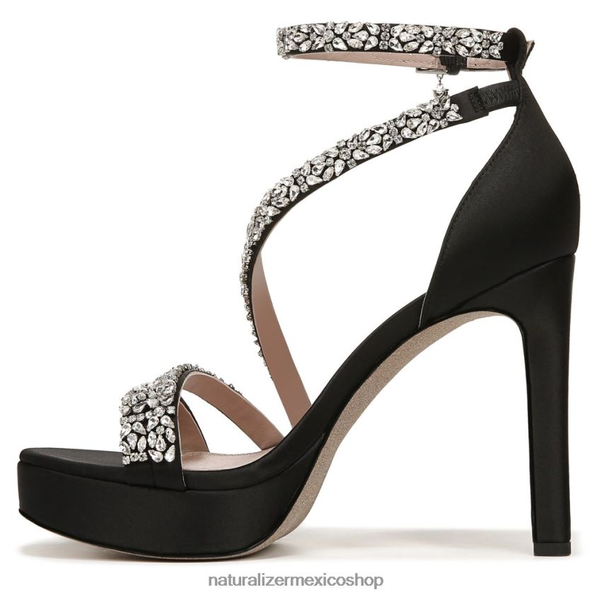 sandalias | sandalia de vestir de amor 60D4P0308 Naturalizer mujer tela negra - Imagen 3