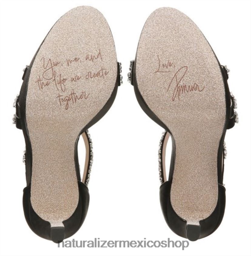 sandalias | sandalia de vestir de amor 60D4P0308 Naturalizer mujer tela negra - Imagen 7