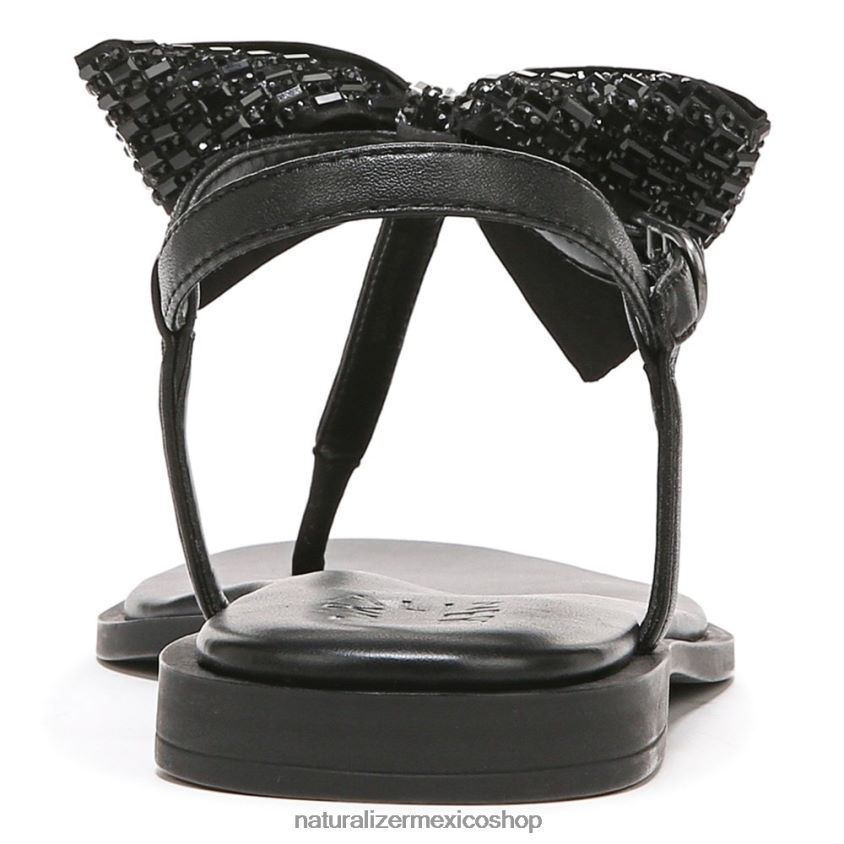 sandalias | sandalia de vestir florita 60D4P0663 Naturalizer mujer tela negra - Imagen 6