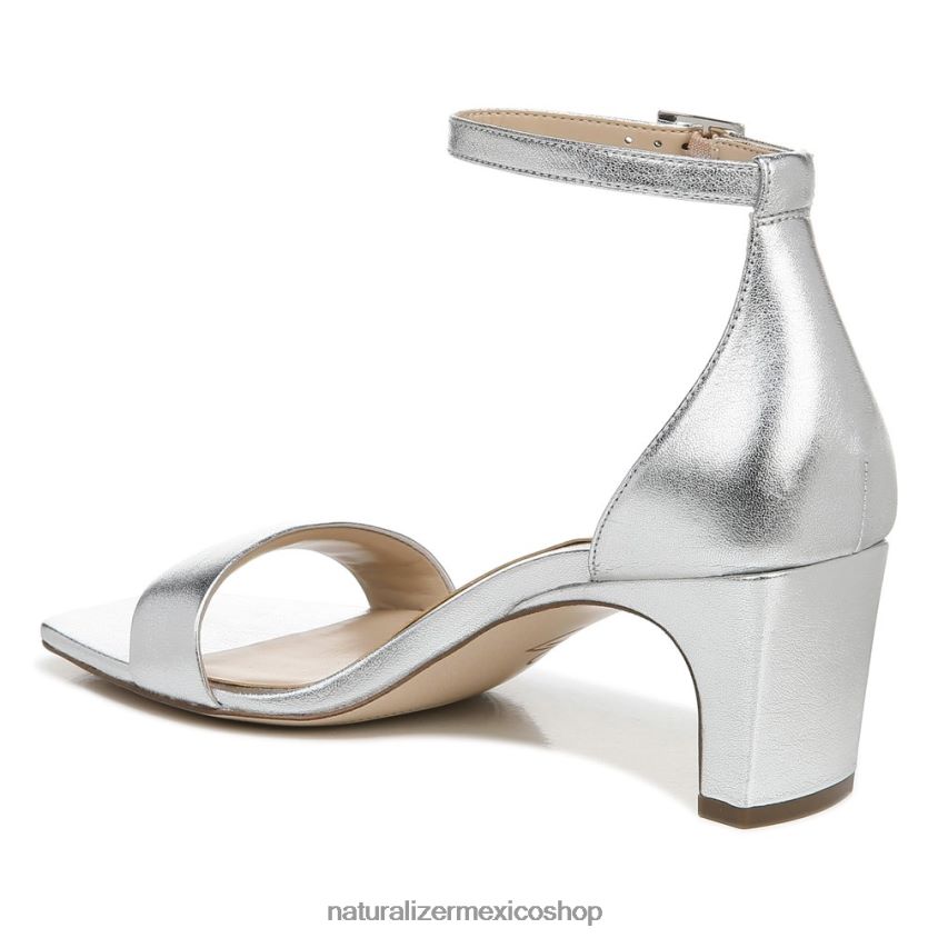 sandalias | sandalia de vestir iriss 27 edit 60D4P0116 Naturalizer mujer cuero plateado - Imagen 8