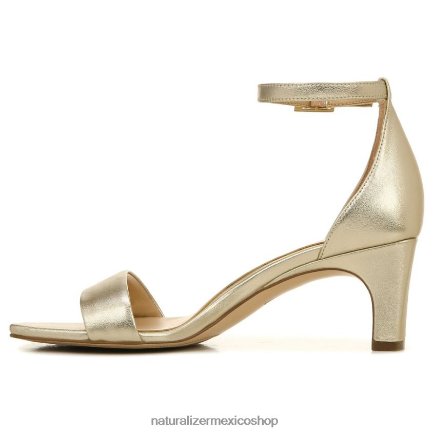 sandalias | sandalia de vestir iriss 27 edit 60D4P0119 Naturalizer mujer cuero dorado claro - Imagen 3