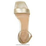 sandalias | sandalia de vestir iriss 27 edit 60D4P0119 Naturalizer mujer cuero dorado claro - Imagen 4