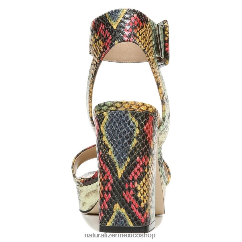 sandalias | sandalia de vestir jaselle 27 edit 60D4P0212 Naturalizer mujer cuero de serpiente múltiple - Imagen 6