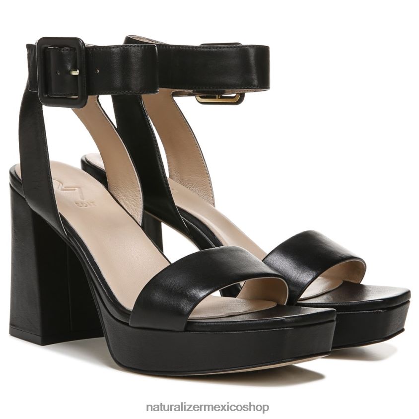 sandalias | sandalia de vestir jaselle 27 edit 60D4P0213 Naturalizer mujer cuero negro - Imagen 1