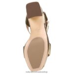 sandalias | sandalia de vestir jaselle 27 edit 60D4P0216 Naturalizer mujer cuero dorado - Imagen 7