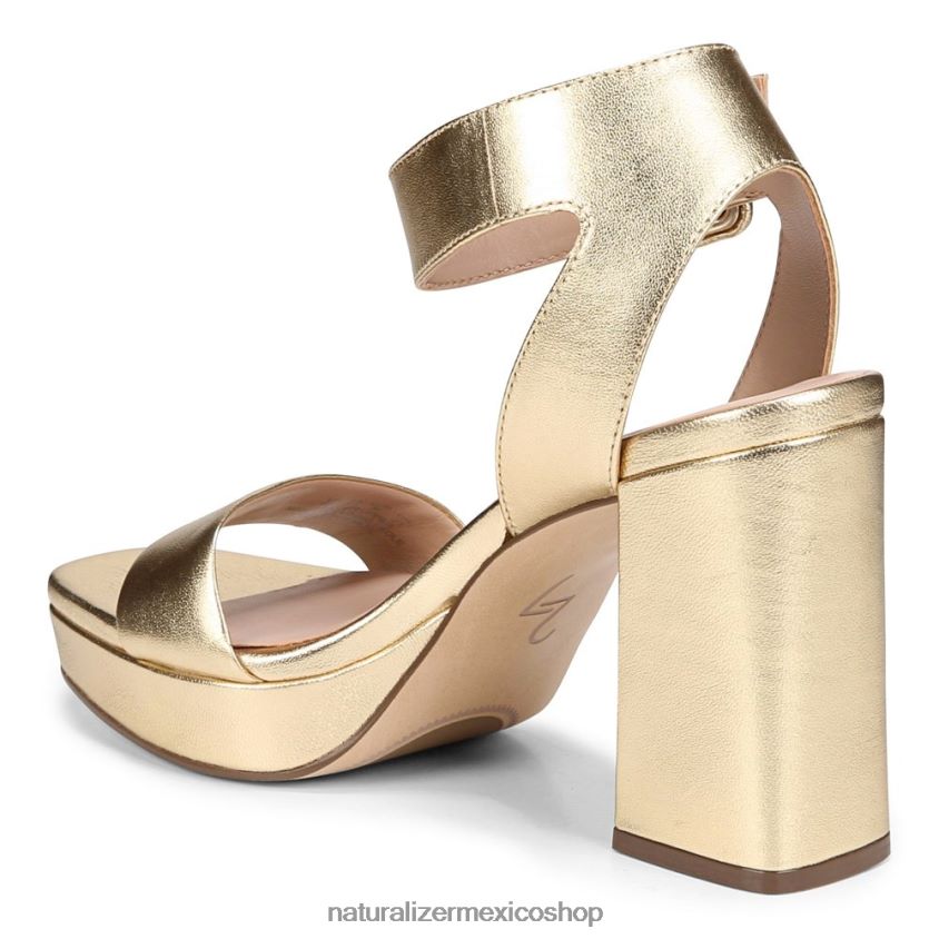 sandalias | sandalia de vestir jaselle 27 edit 60D4P0216 Naturalizer mujer cuero dorado - Imagen 8