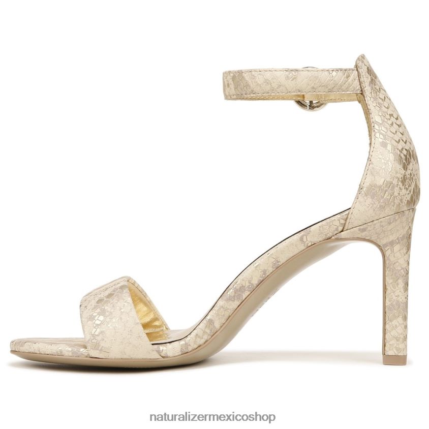 sandalias | sandalia de vestir kinsley 60D4P046 Naturalizer mujer cuero dorado - Imagen 3