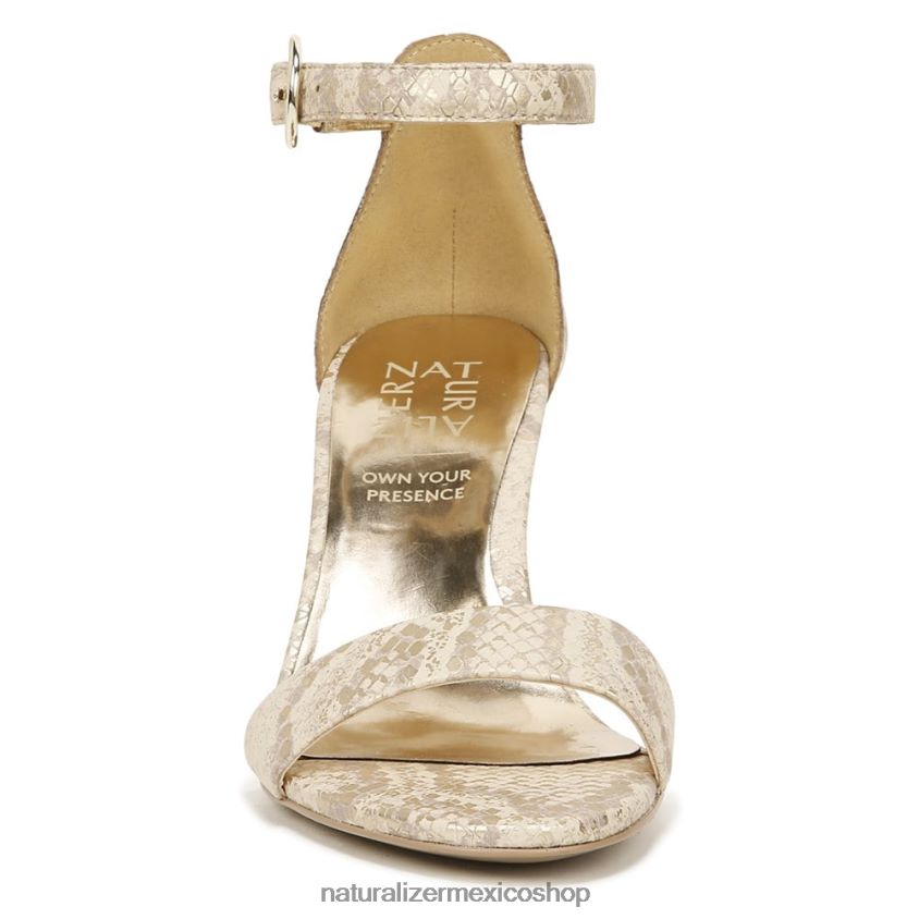 sandalias | sandalia de vestir kinsley 60D4P046 Naturalizer mujer cuero dorado - Imagen 5