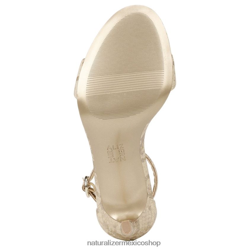sandalias | sandalia de vestir kinsley 60D4P046 Naturalizer mujer cuero dorado - Imagen 7
