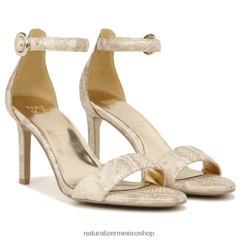 sandalias | sandalia de vestir kinsley 60D4P046 Naturalizer mujer cuero dorado - Imagen 1