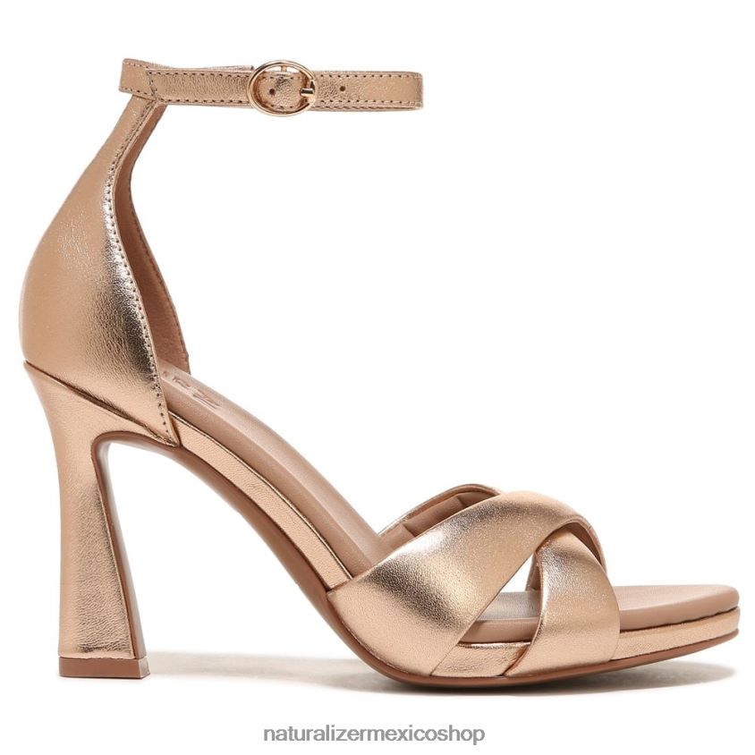 sandalias | sandalia de vestir lizbeth 60D4P0219 Naturalizer mujer piel de champán suave - Imagen 2