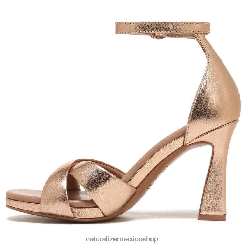 sandalias | sandalia de vestir lizbeth 60D4P0219 Naturalizer mujer piel de champán suave - Imagen 3