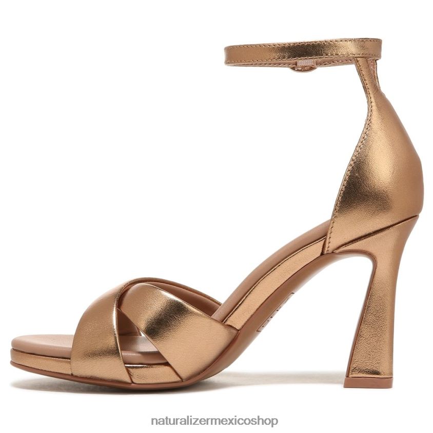 sandalias | sandalia de vestir lizbeth 60D4P0221 Naturalizer mujer cuero de caramelo - Imagen 3