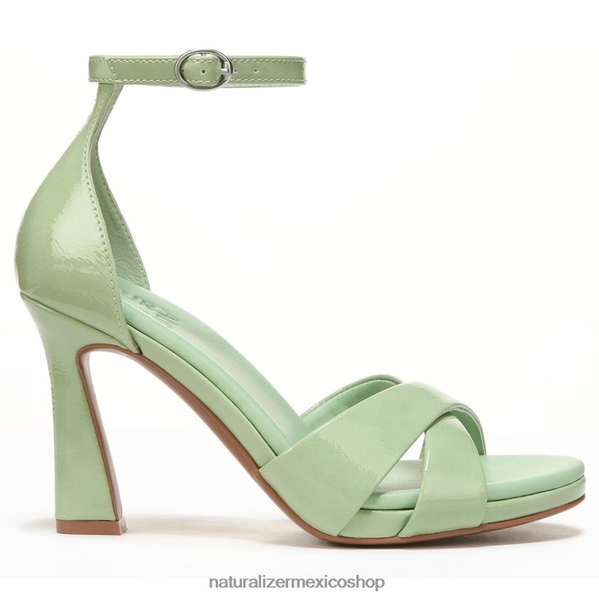 sandalias | sandalia de vestir lizbeth 60D4P0223 Naturalizer mujer charol verde menta - Imagen 2