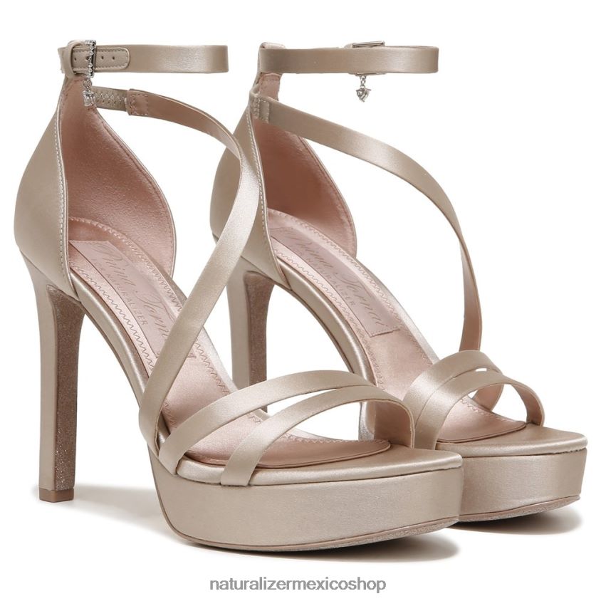 sandalias | sandalia de vestir love 2 60D4P0324 Naturalizer mujer tela de champán - Imagen 1