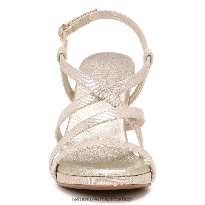sandalias | sandalia de vestir luisa 60D4P0227 Naturalizer mujer cuero dorado claro - Imagen 5