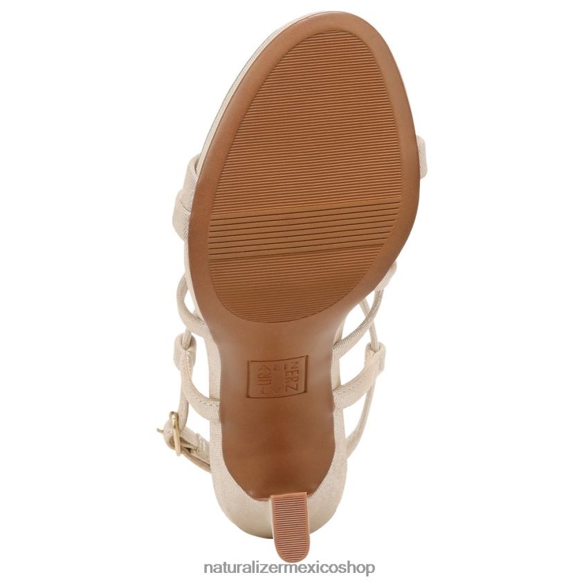 sandalias | sandalia de vestir luisa 60D4P0227 Naturalizer mujer cuero dorado claro - Imagen 7