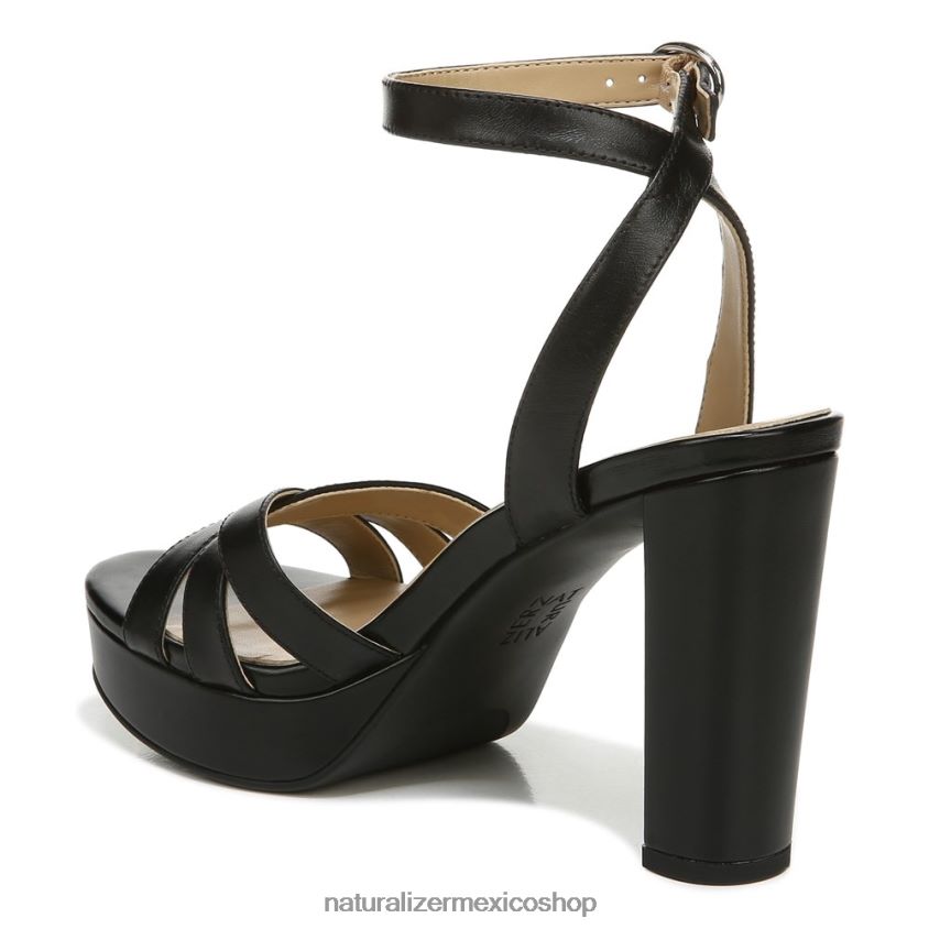sandalias | sandalia de vestir mallory 60D4P0492 Naturalizer mujer cuero negro - Imagen 9