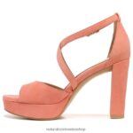 sandalias | sandalia de vestir melody 60D4P0100 Naturalizer mujer ante coral - Imagen 3