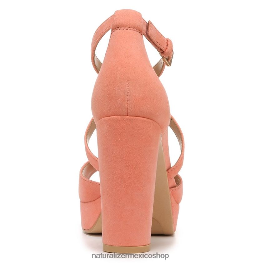 sandalias | sandalia de vestir melody 60D4P0100 Naturalizer mujer ante coral - Imagen 6