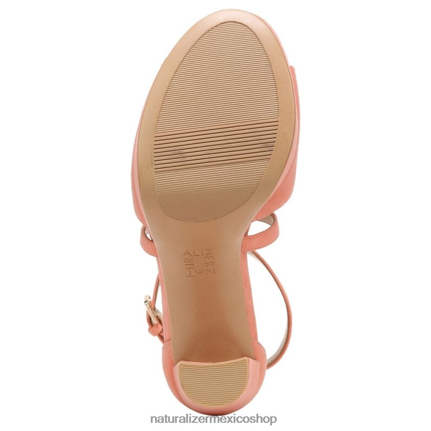 sandalias | sandalia de vestir melody 60D4P0100 Naturalizer mujer ante coral - Imagen 7