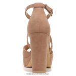 sandalias | sandalia de vestir melody 60D4P097 Naturalizer mujer ante marrón - Imagen 6