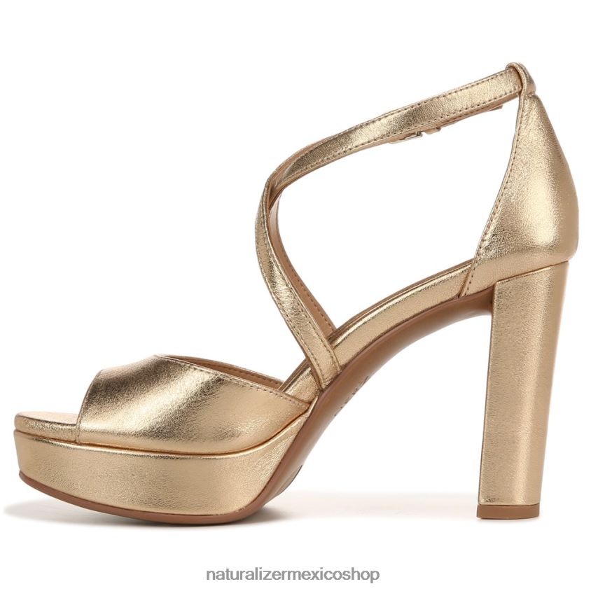 sandalias | sandalia de vestir melody 60D4P098 Naturalizer mujer cuero dorado oscuro - Imagen 3