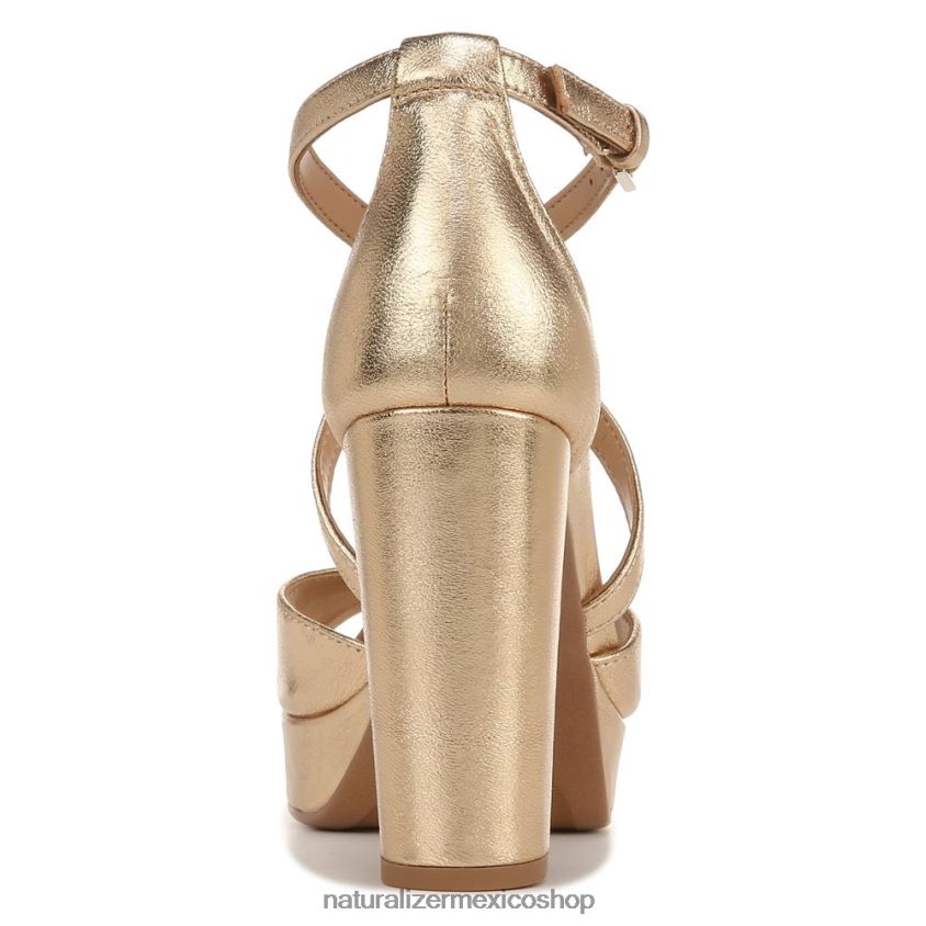 sandalias | sandalia de vestir melody 60D4P098 Naturalizer mujer cuero dorado oscuro - Imagen 6