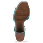 sandalias | sandalia de vestir perlada 60D4P0342 Naturalizer mujer ante azul - Imagen 7