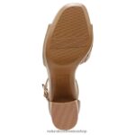 sandalias | sandalia de vestir perlada 60D4P0343 Naturalizer mujer cuero topo - Imagen 7